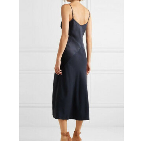 J. Crew Collection Navy Slip Dress NWOT - Picture 2 of 16